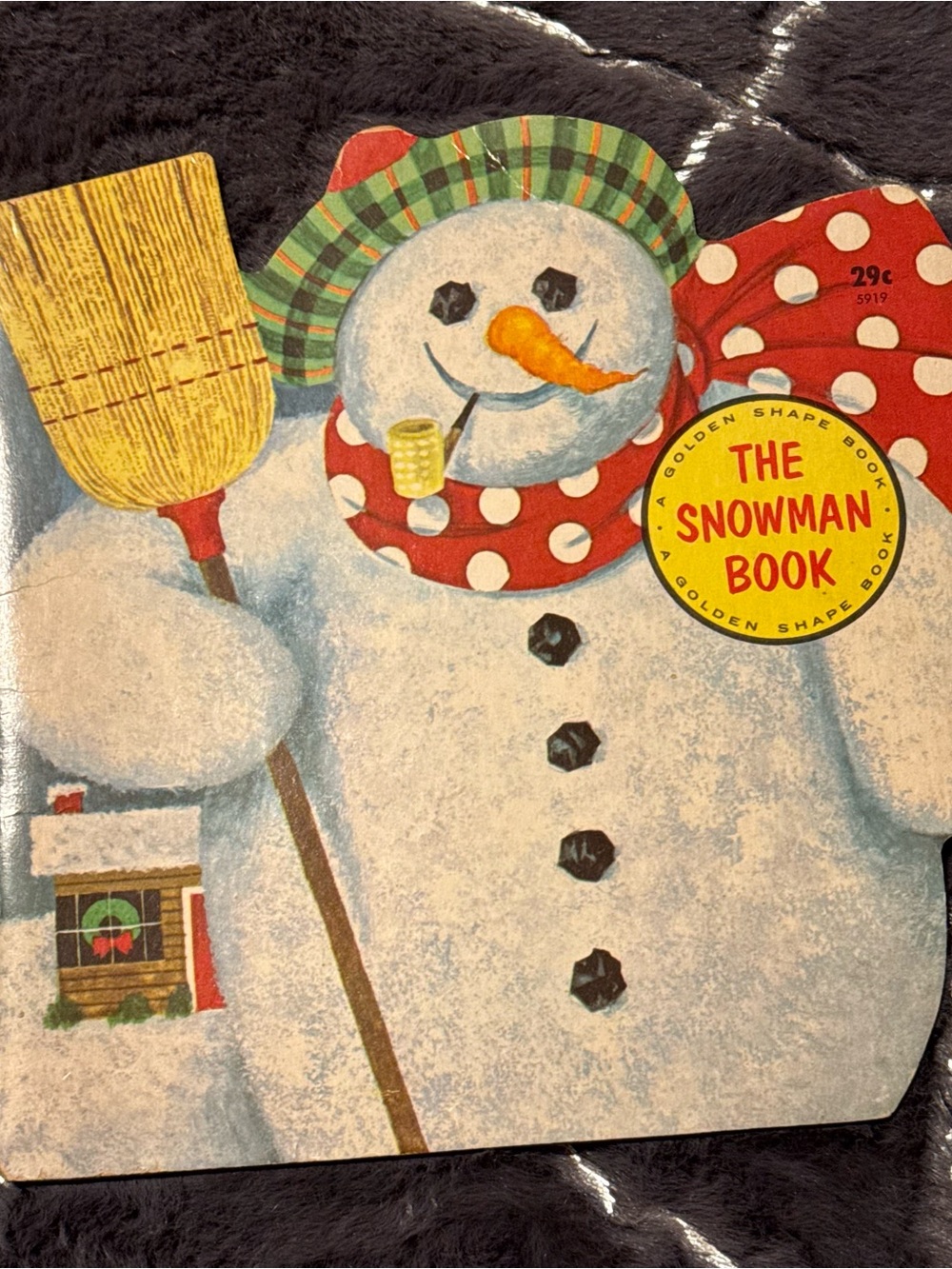 1965‎ The Snowman Book Vintage Children's Picture Book